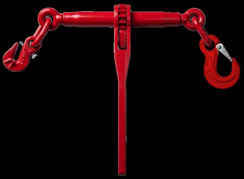 Grade 80 – Ratel ladingsspanner met 1 inkorthaak / 1 klephaak – LC 100 kN