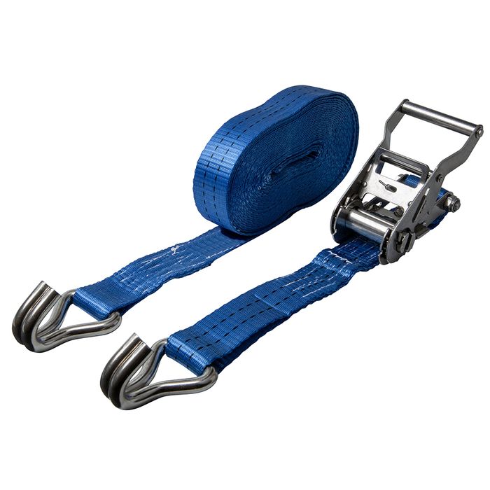 Sjorband met RVS ratel – 35 mm x – 1000 daN – Blauw