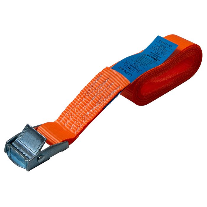 Omsnoerband met gesp – 25 mm x – 125 daN – Geel