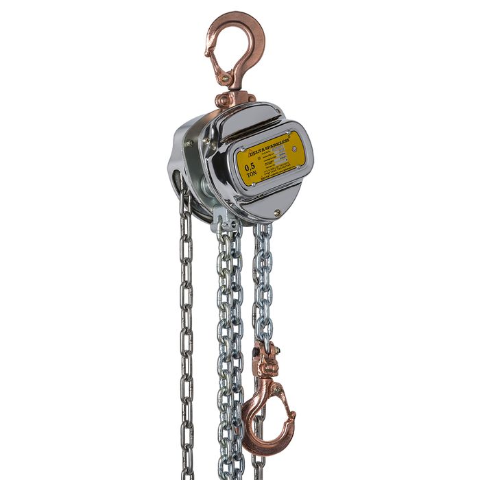 SPARKLESS – Vonkvrije handkettingtakel – – ATEX Zone 2
