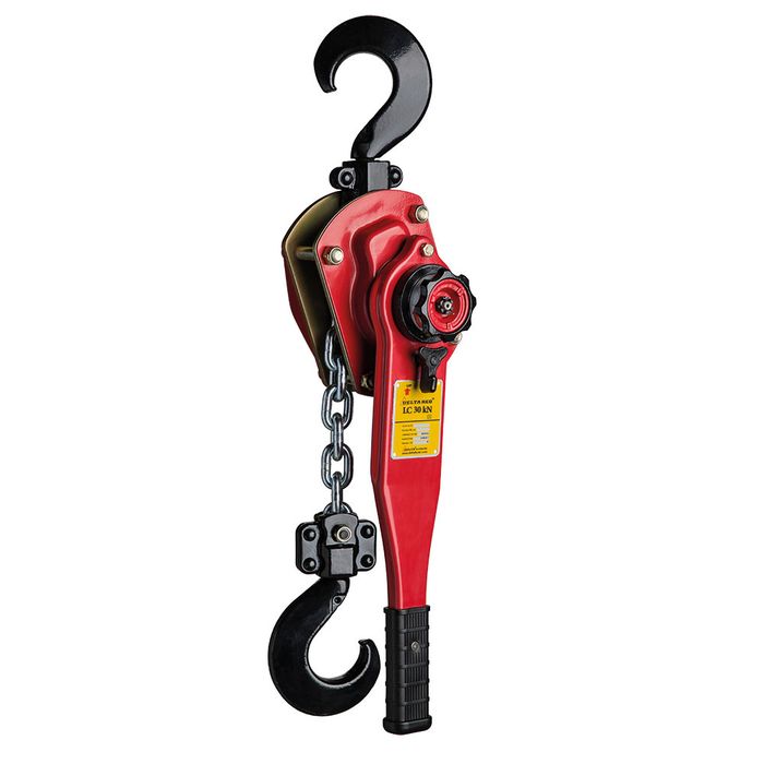 RED – Premium Sjortakel met scheepswerf haken – – Lc 30 Kn