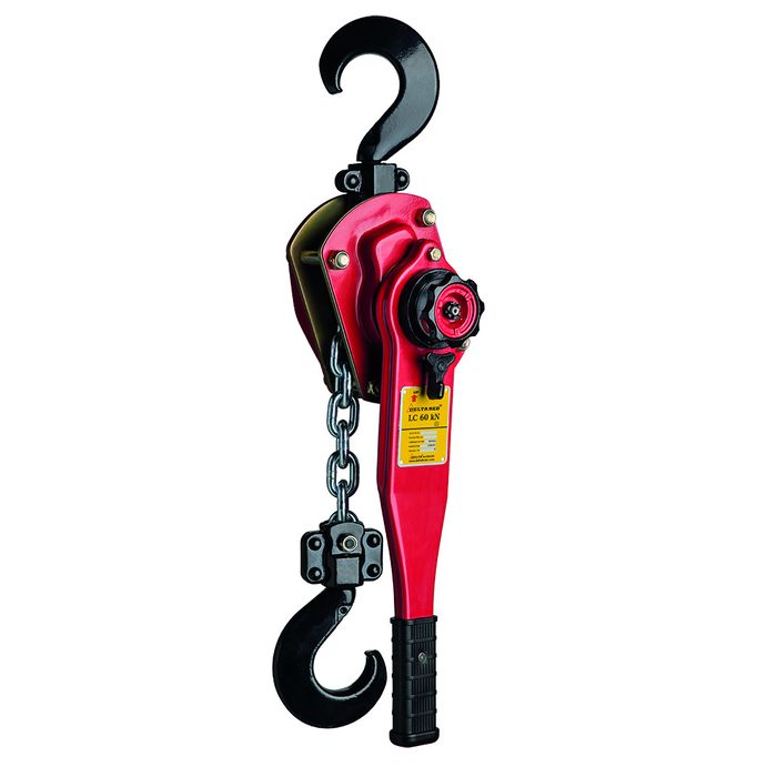 RED – Premium Sjortakel met scheepswerf haken – – Lc 60 Kn