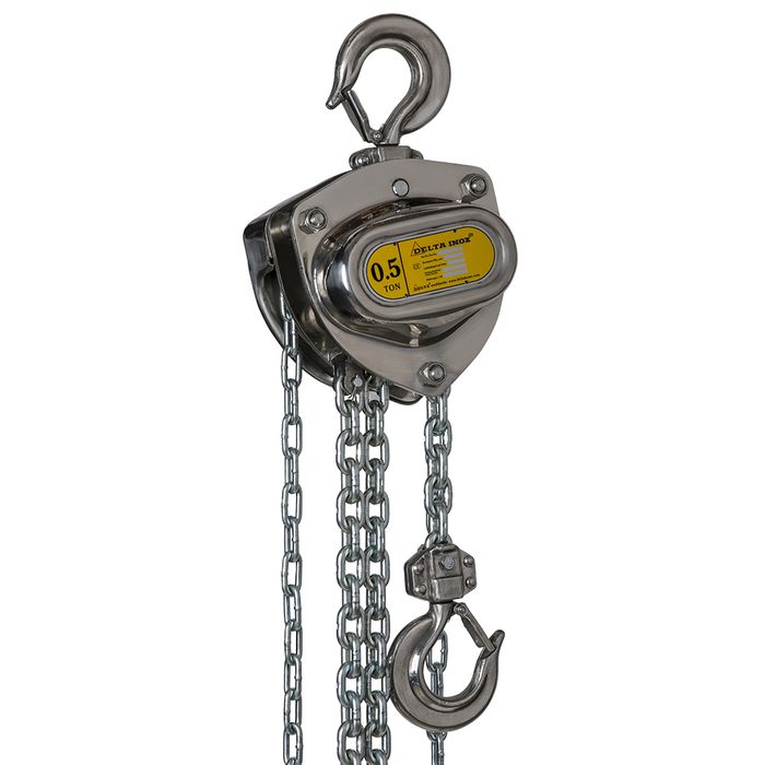 INOX Handkettingtakel roestvrijstaal met roestvrijstale last– en handketting