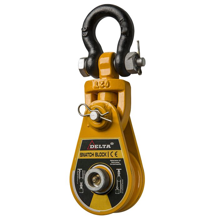 Klapblok met harpsluiting moerbout – 16 –19 mm