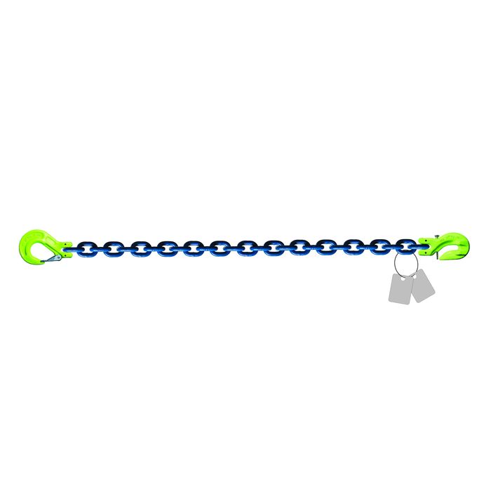 Grade 100 – Spanketting 10 mm x – Met één klephaak – LC 80 kN